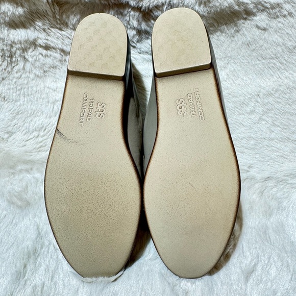 NEW SAS Wink Tripad Comfort BONE Slip On Penny Loafers Shoes Womens Size 5 1/2 M - Picture 5 of 9